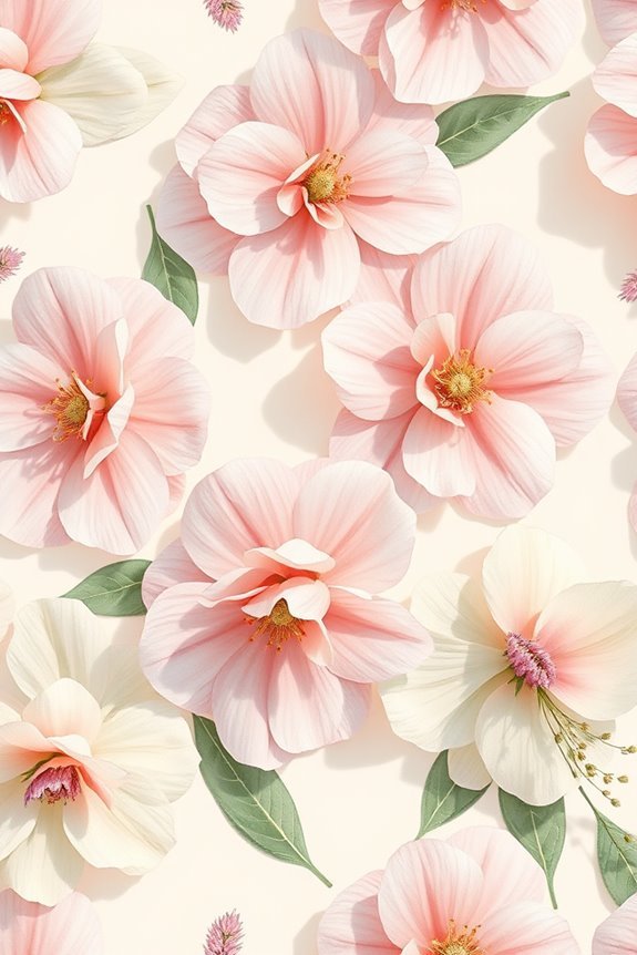abstract floral decor inspiration