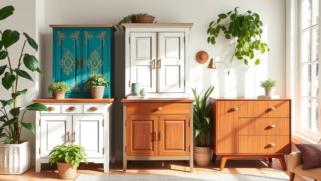 accent cabinet makeover ideas