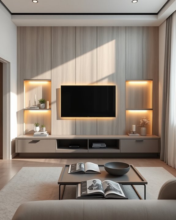 accent lighting enhances ambiance