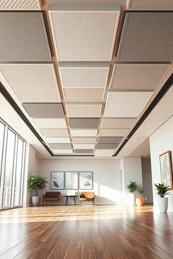 acoustic ceiling design integration