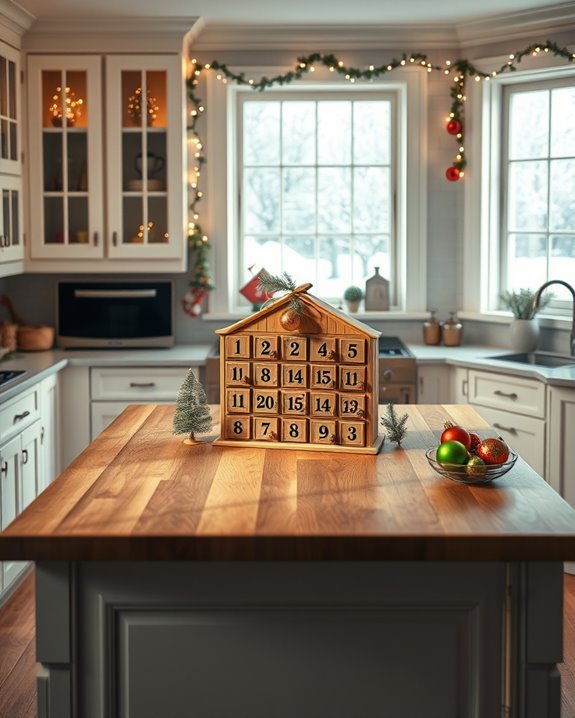 advent calendar holiday display