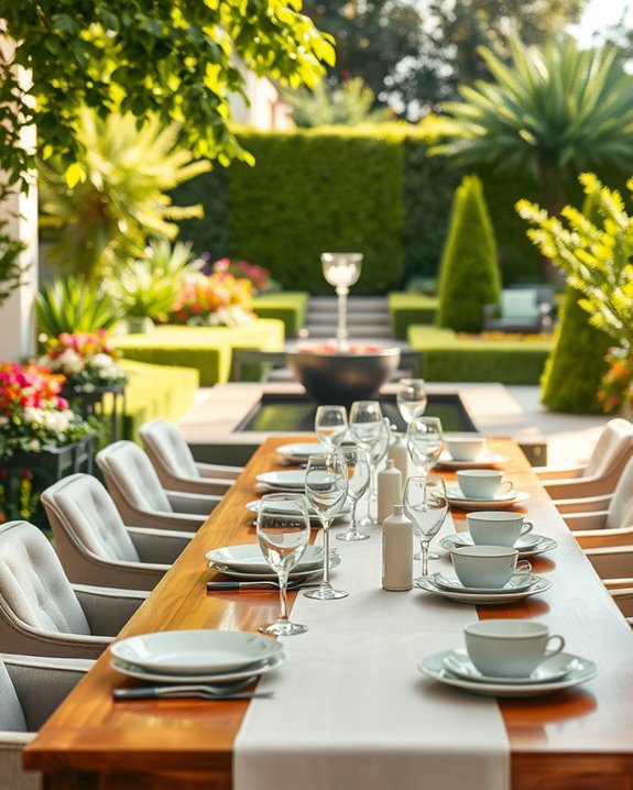alfresco dining atmosphere enhancements