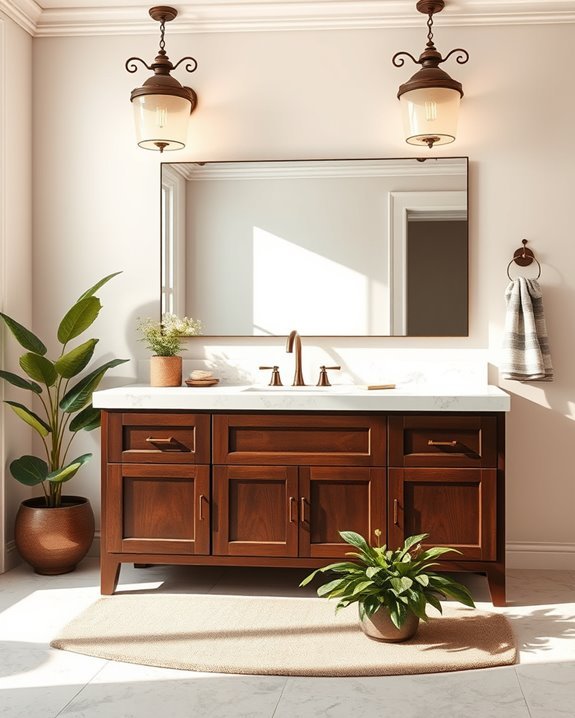antique bronze elegance enhances design