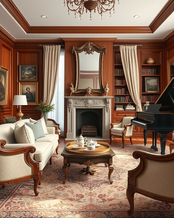 antique elegance through textiles