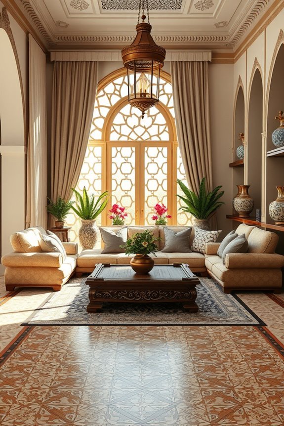 arabian geometric mosaic designs