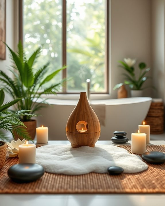 aromatherapy spa like retreat