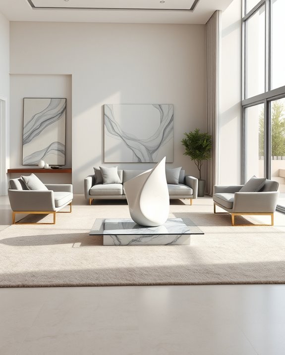 artistic balance through sculpture