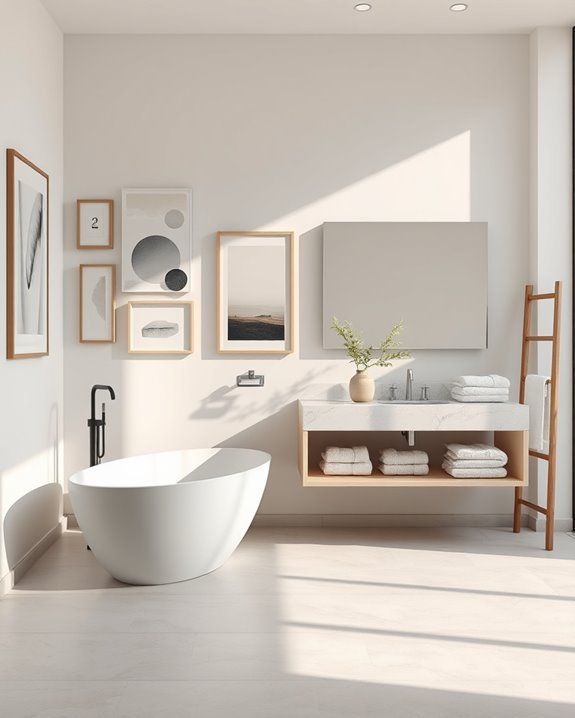 artistic bathroom gallery design