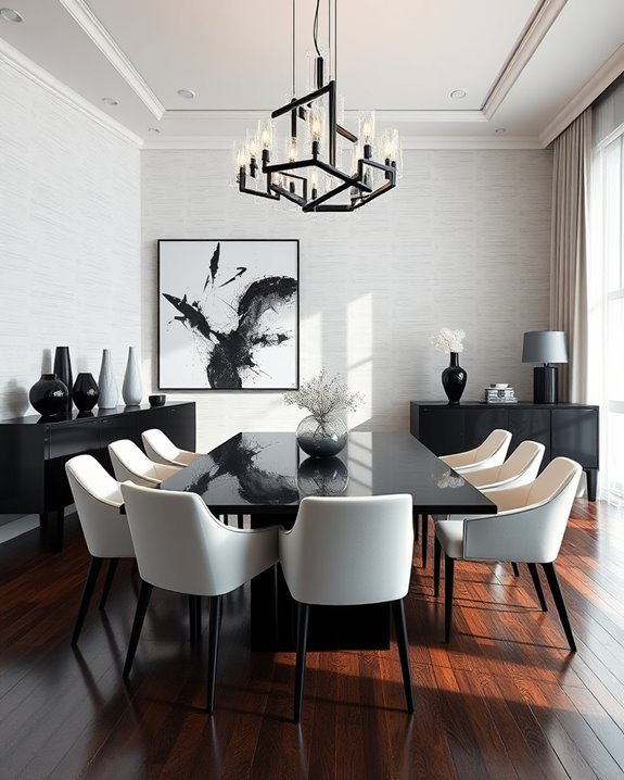 artistic dining room lighting