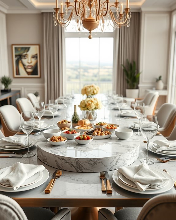 artistic functional serving trays
