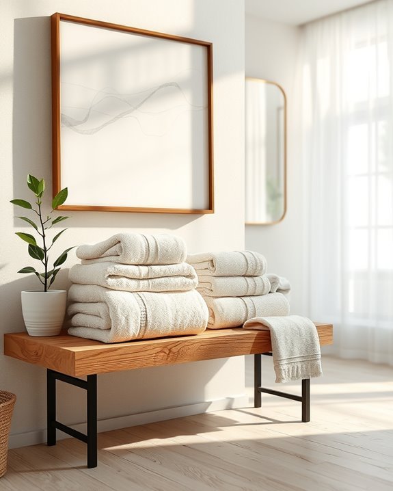 artistic towel presentation ideas