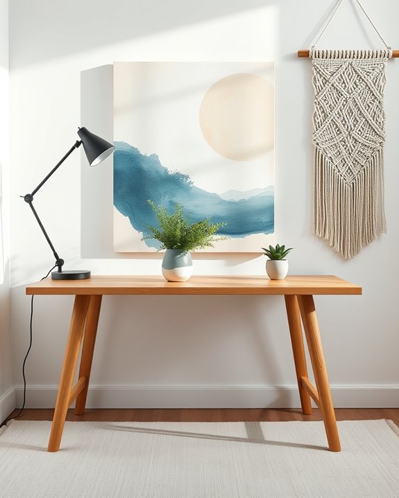 artsy diy home office decor