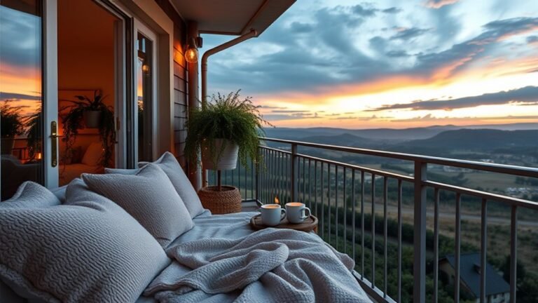 balcony bedroom design inspiration