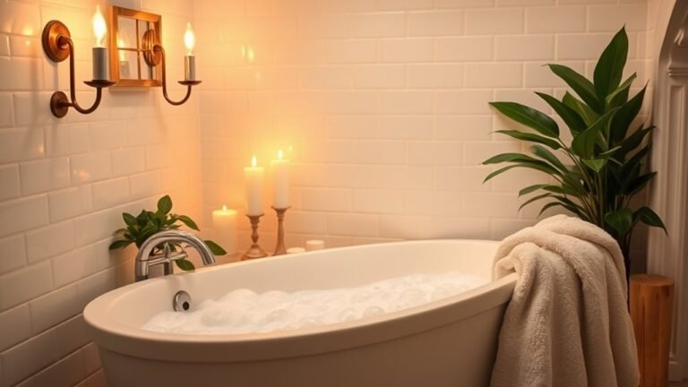 bathtub ambiance lighting ideas