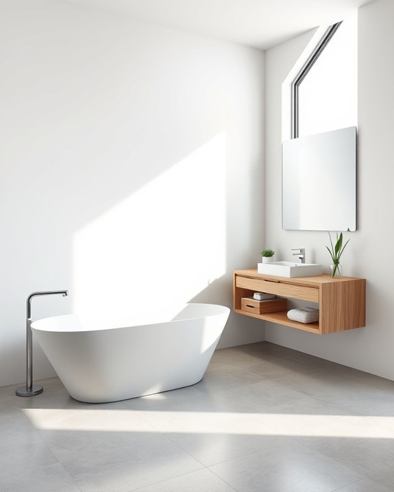 bauhaus inspired bathroom design elegance