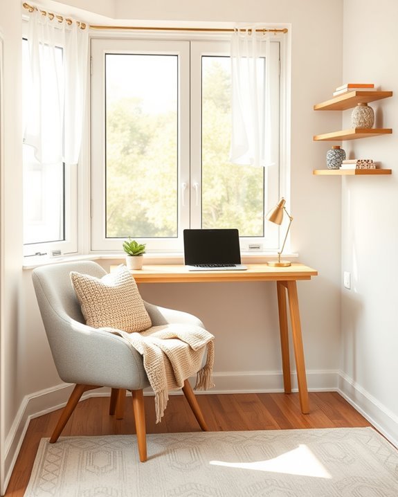 bay window office transformation