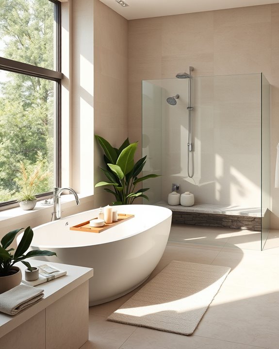 biophilic serenity in bathrooms