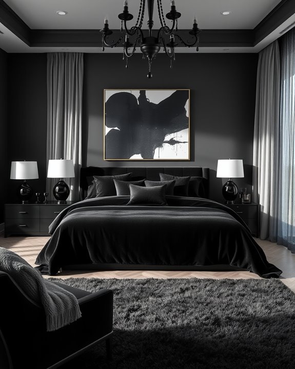 black accent decor essentials