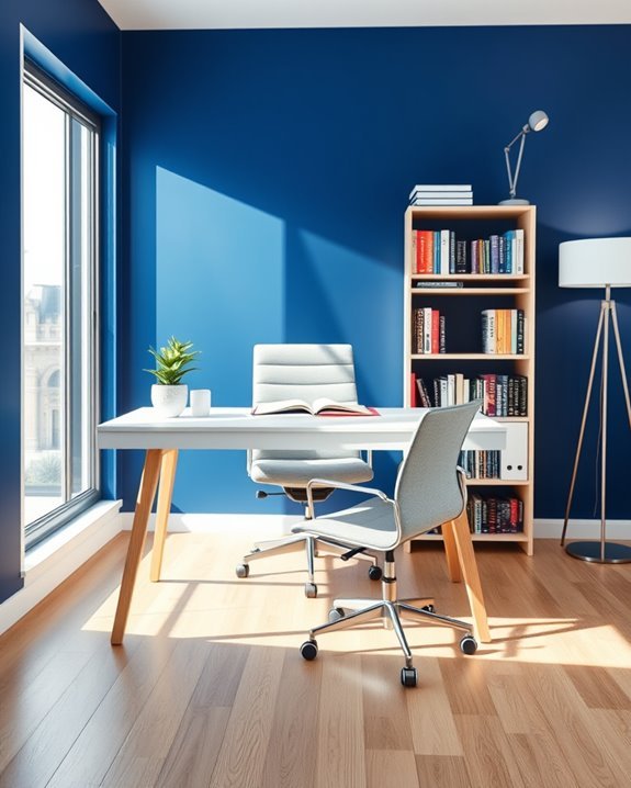 blue accent wall inspiration