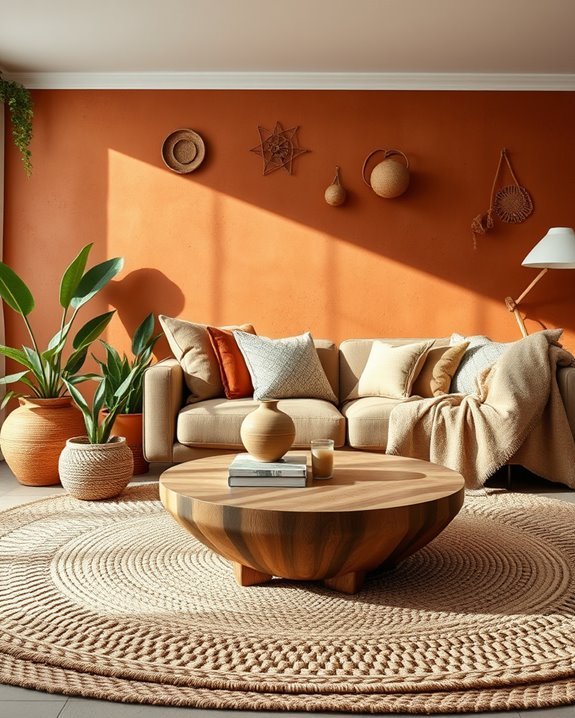 bohemian accent wall transformation