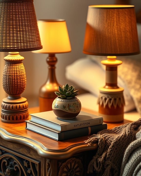 bohemian chic table lamps