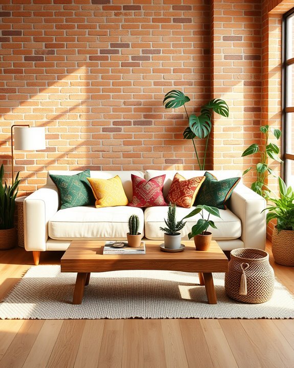 bohemian living room transformation