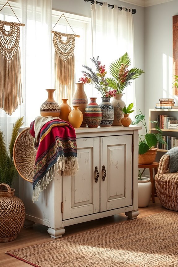 bohemian textiles and accessories