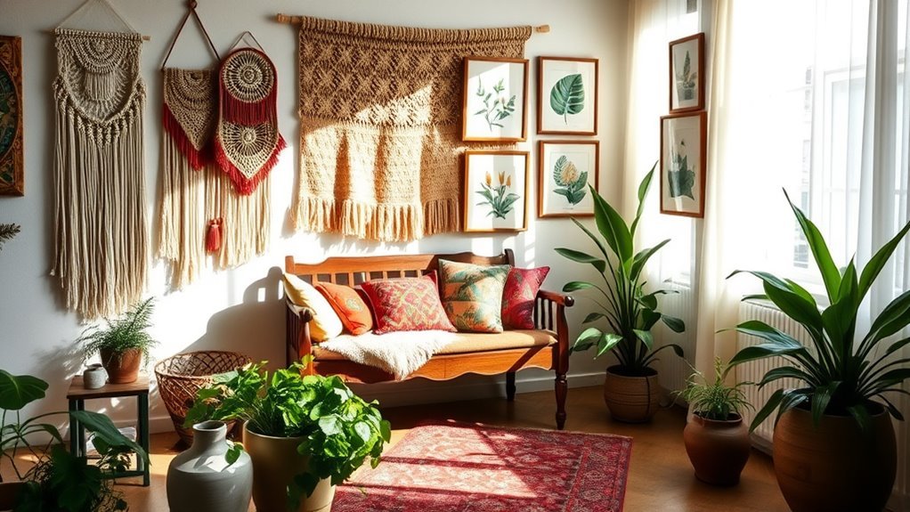 boho wall art inspiration