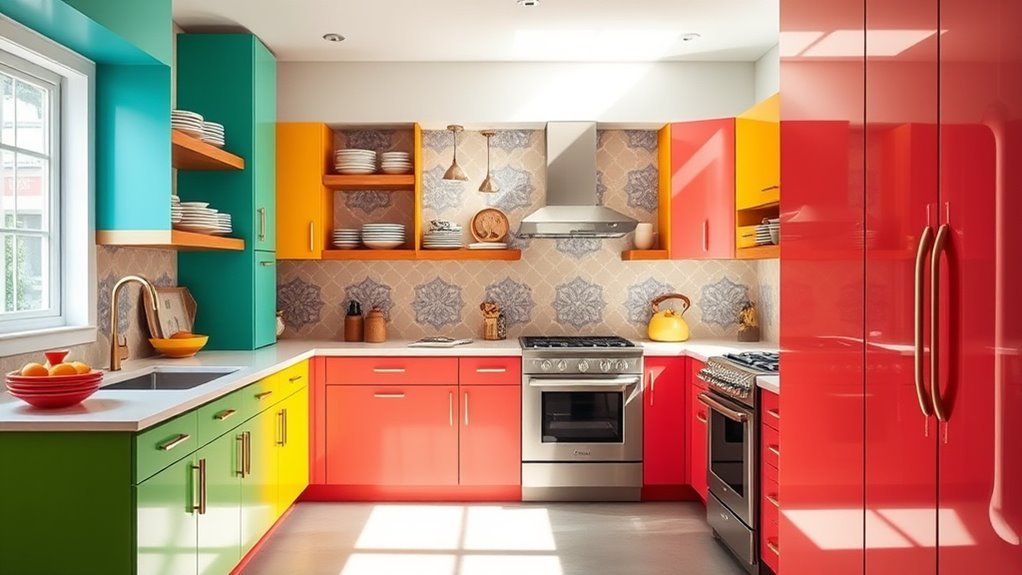 bold and colorful cabinetry ideas
