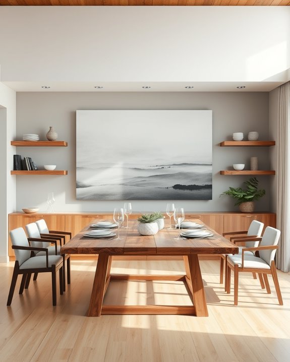 bold artistic dining transformations