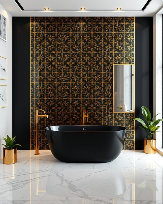 bold black and gold elegance
