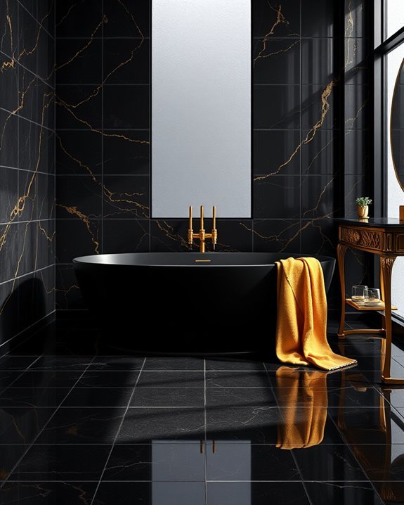 bold black and gold elegance