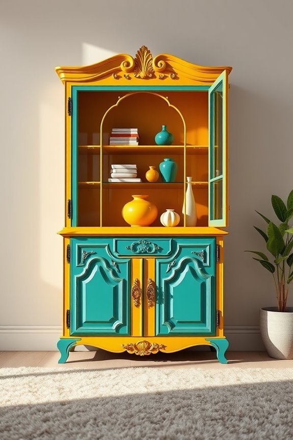 bold cabinet color transformation
