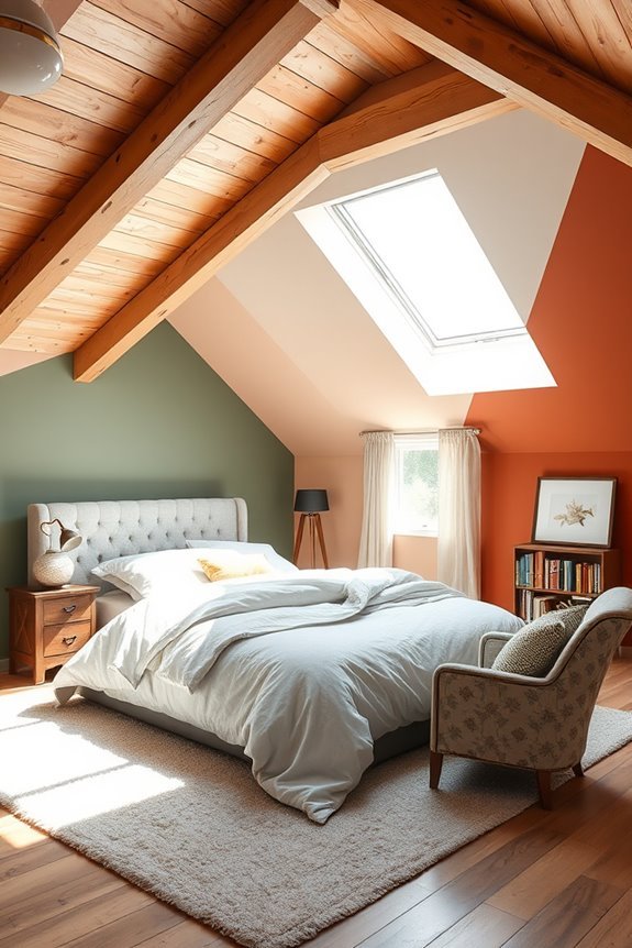 bold color blocked wall designs
