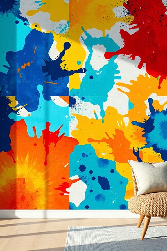 bold color combinations energize spaces