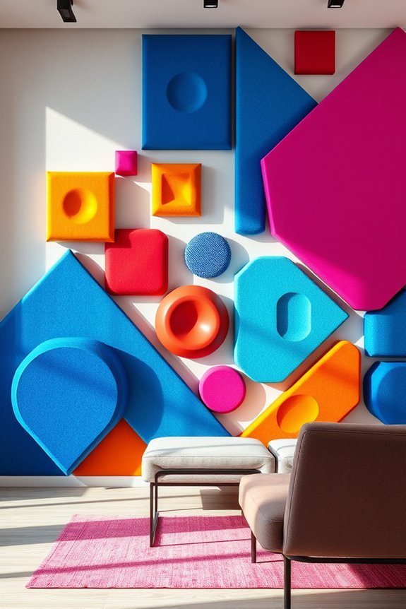 bold colors enhance acoustics