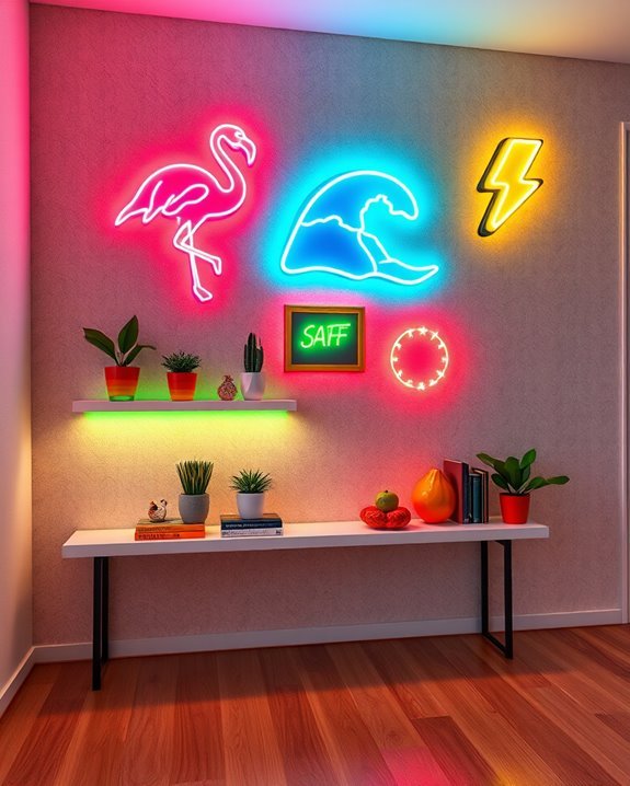 bold customizable neon decor