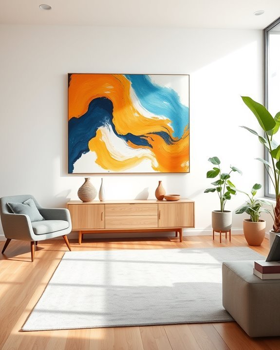bold oversized abstract expressionism