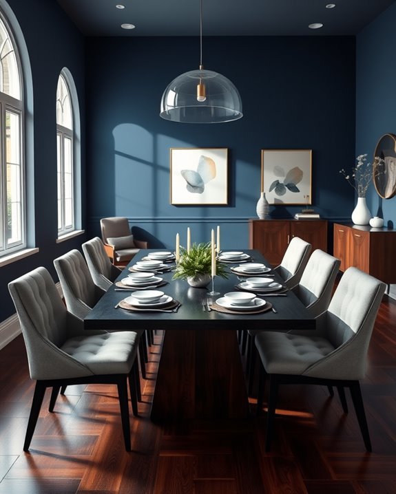 bold serene dining transformation