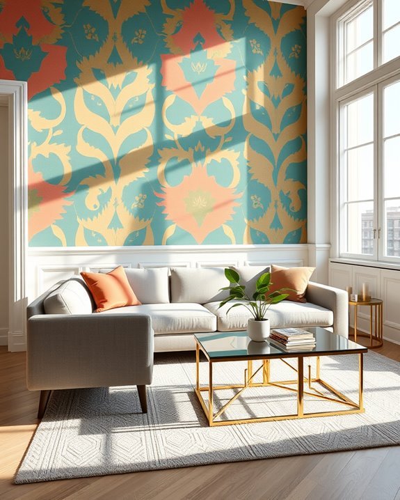 bold statement wallpaper transformation