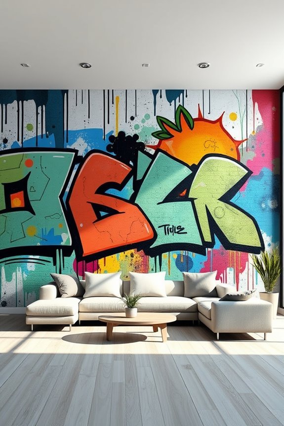 bold urban graffiti expression