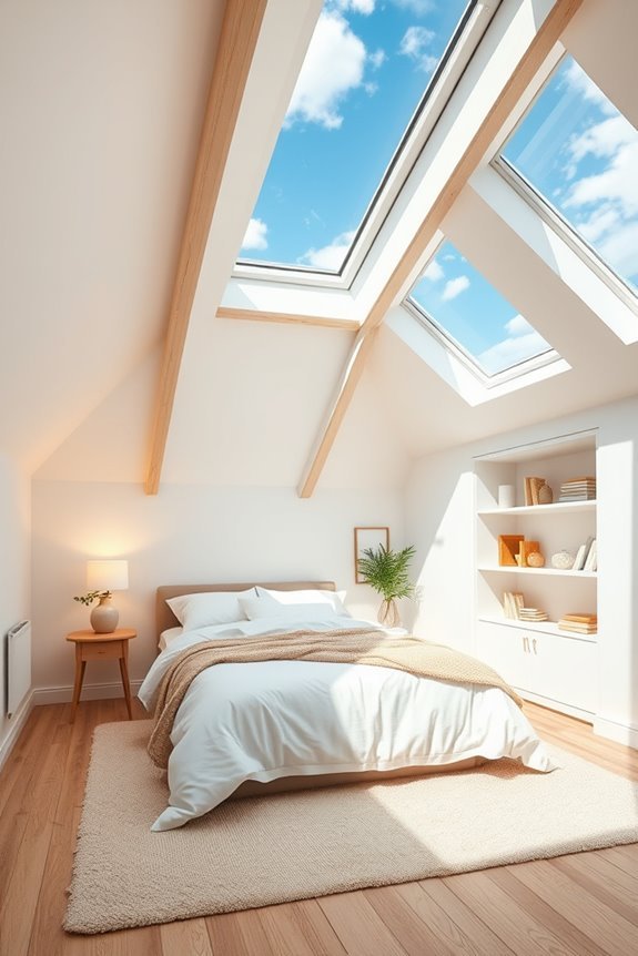 bright airy attic retreat