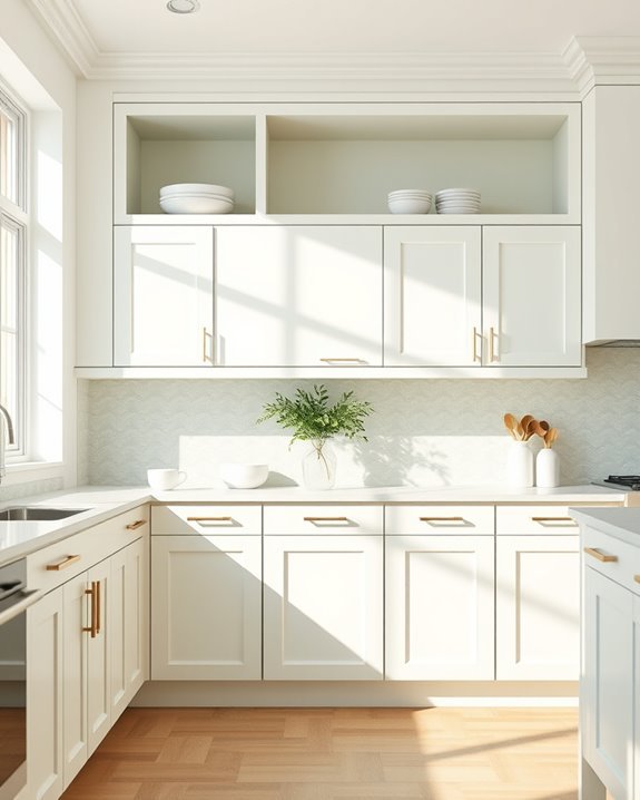 bright airy kitchen decor