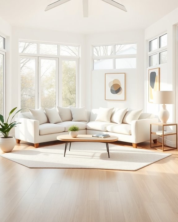 bright airy sunroom decor