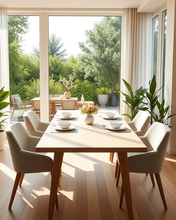bright and airy breakfast retreat