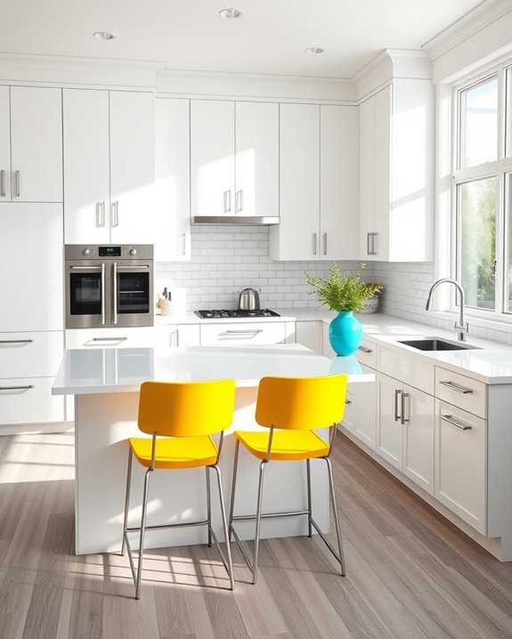 bright color accents elevate