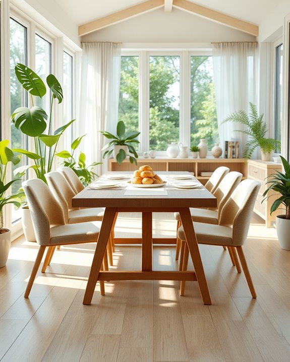 bright sunroom breakfast oasis