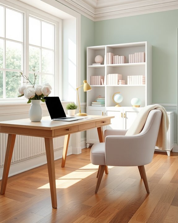 calm and creative workspace