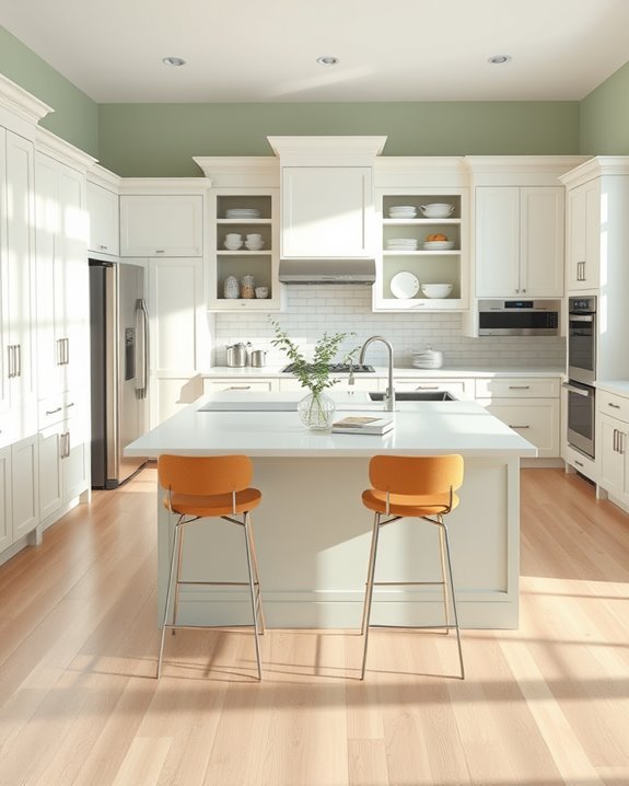 calming sage green elegance