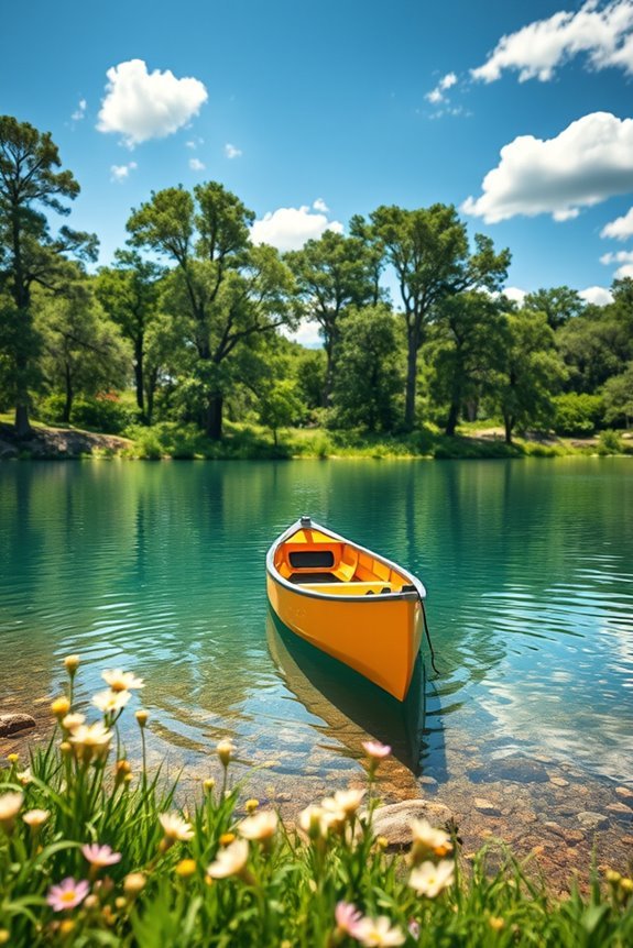 canoeing adventure with baby